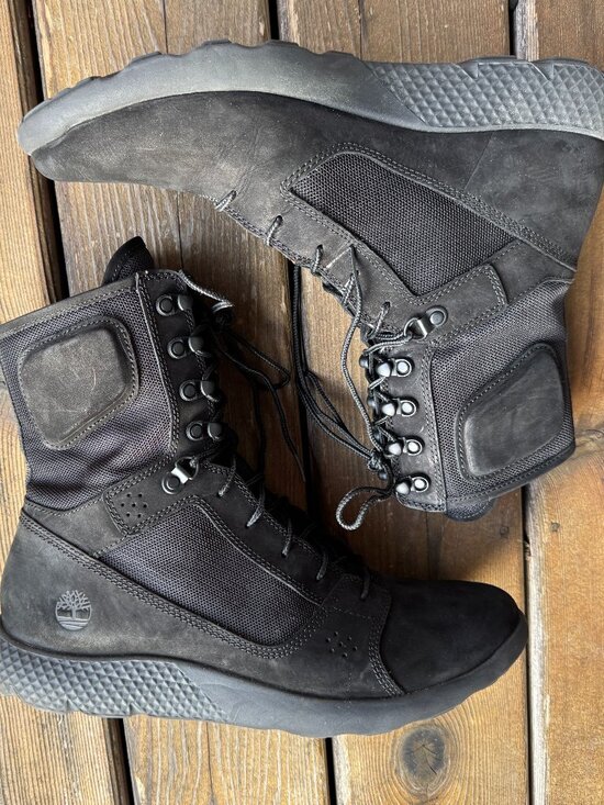 TIMBERLAND LMT RELEASE BLACK FLYROAM TACTICAL LACE UP LEATHER BOOT - MENS 11 main image 7